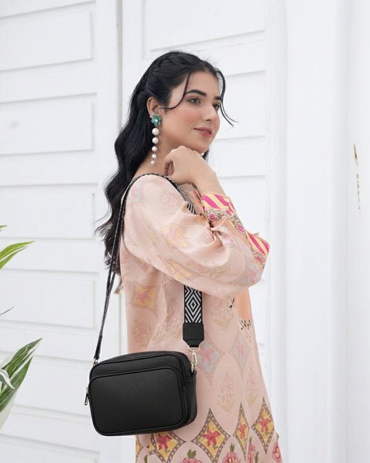Messenger Shoulder Bag Black