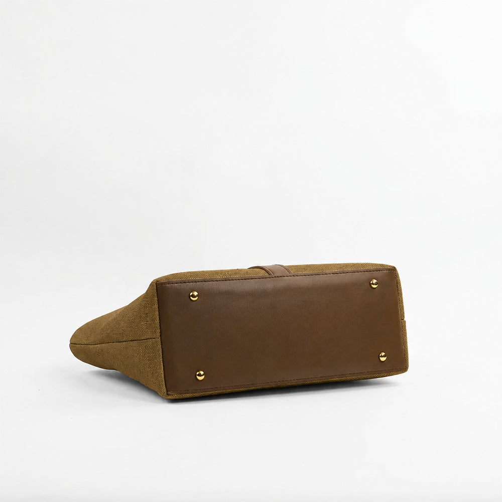 Mira Canvas Bag Brown