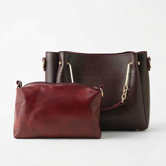 Mini Emerald set of 2 Bag Maroon