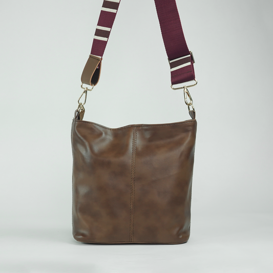 Large Capacity Tote Bag Brown