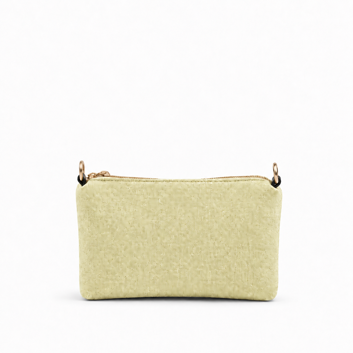 Canvas Classic Pouch Boski With Brown Strap