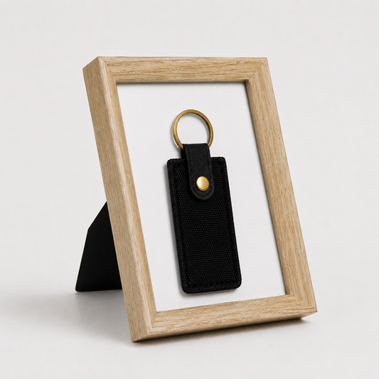 Canvas Tipi Shape Keychain