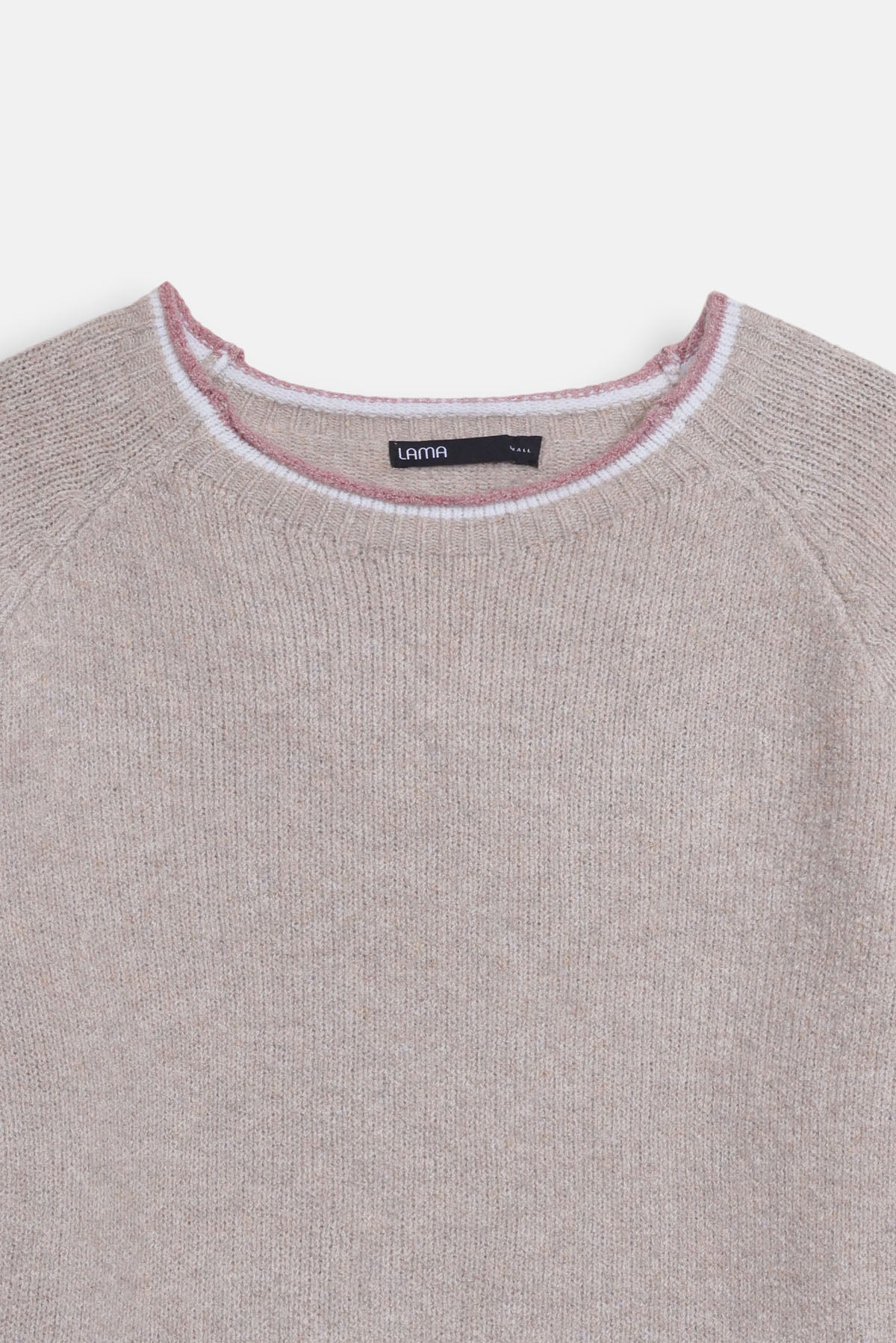 Contrast Trim Knit Sweater
