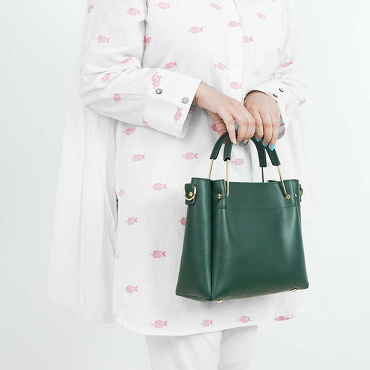 Mini Emerald set of 2 Bag Green