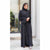 Black Open Abaya by Astore Online in Pakistan