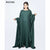 Cuff sleeve abaya (emerald green) - Kaftan Abaya