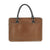 Multi Pockets Laptop Bag (Brown) - Leather Laptop bag