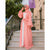 Puff Sleeves Front Open Abaya (pink) Online in Pakistan by Astore