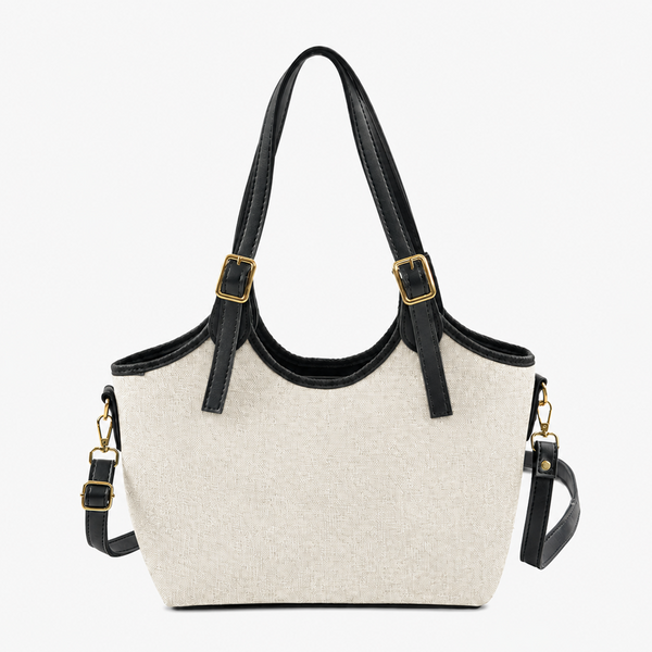 Bucket Canvas Beige & Black