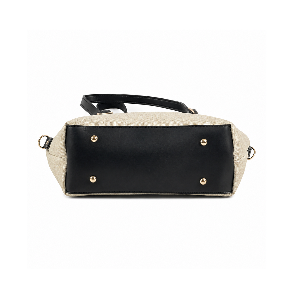 Bucket Canvas Beige & Black