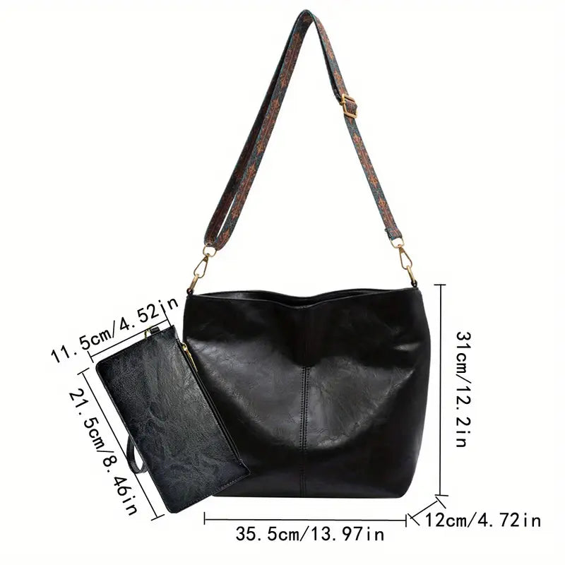 Large Capacity Tote Bag Black