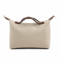 Diva Canvas Bag Beige & Brown