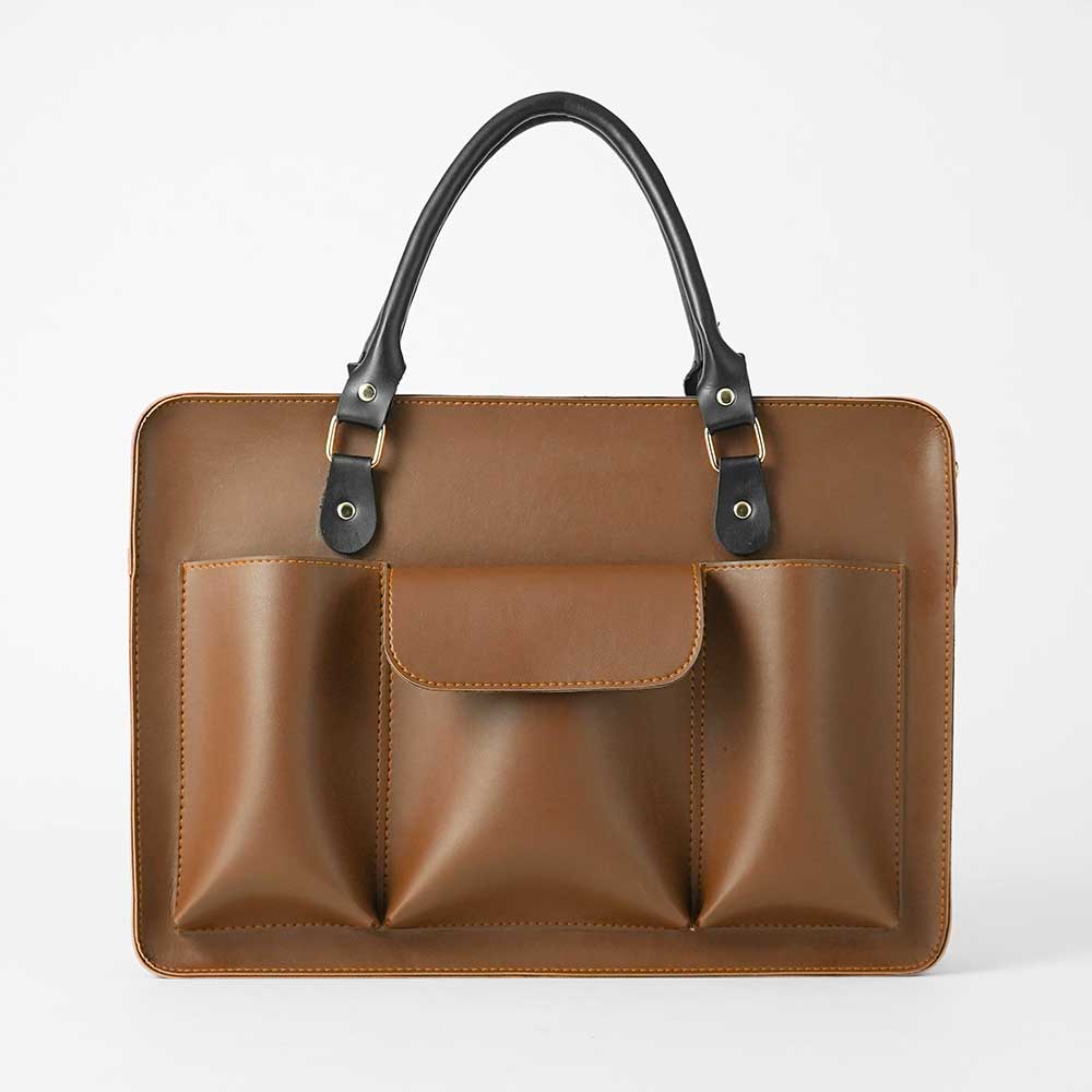 Fizzy Laptop Bag Brown