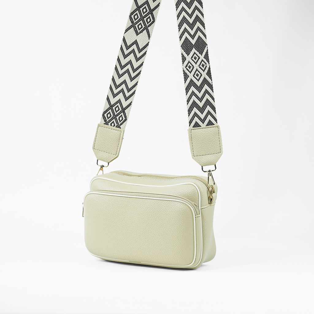 Messenger Shoulder Bag Beige