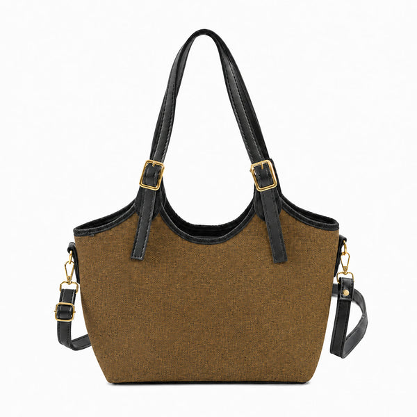 Bucket Canvas brown & black