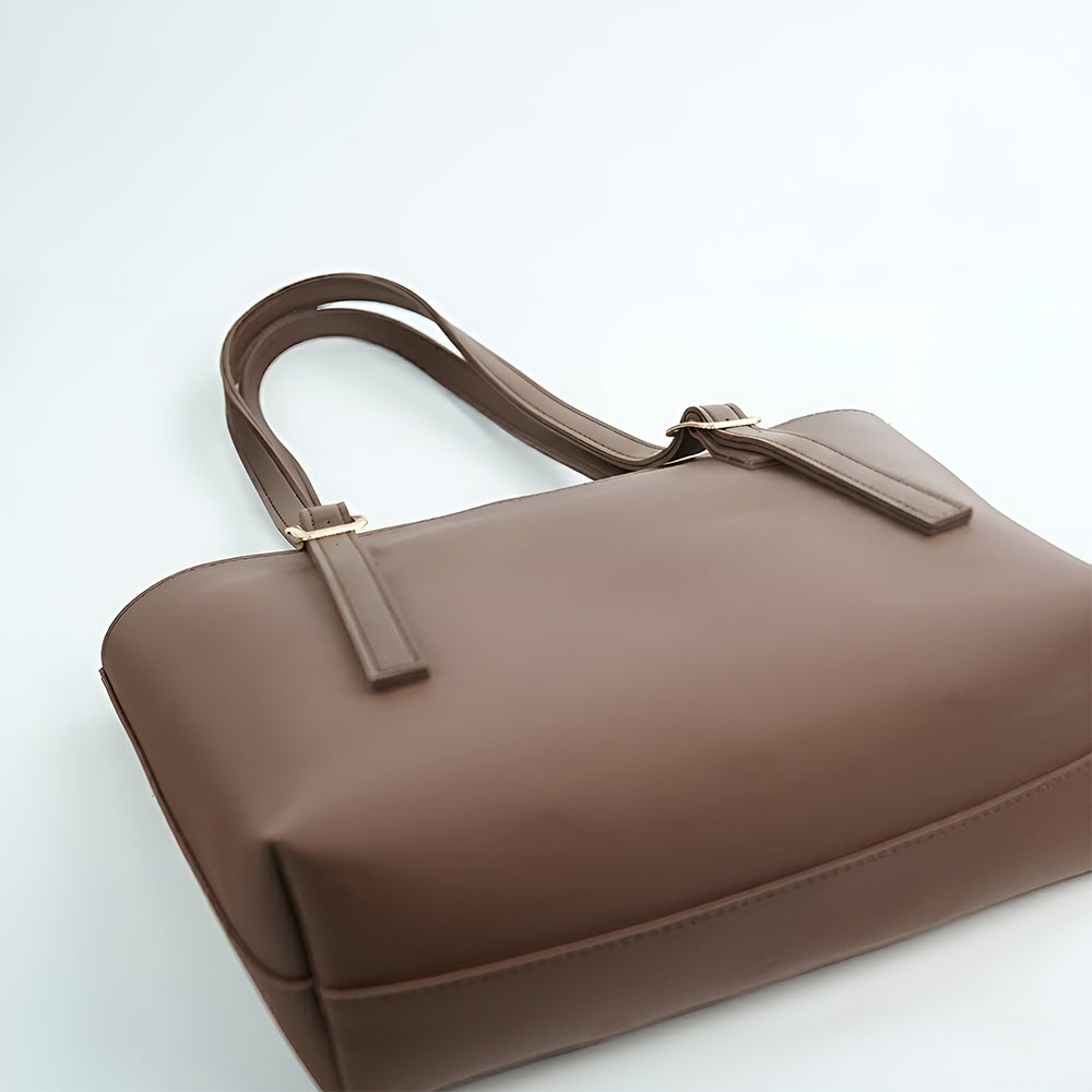 Elara Tote Bag Brown