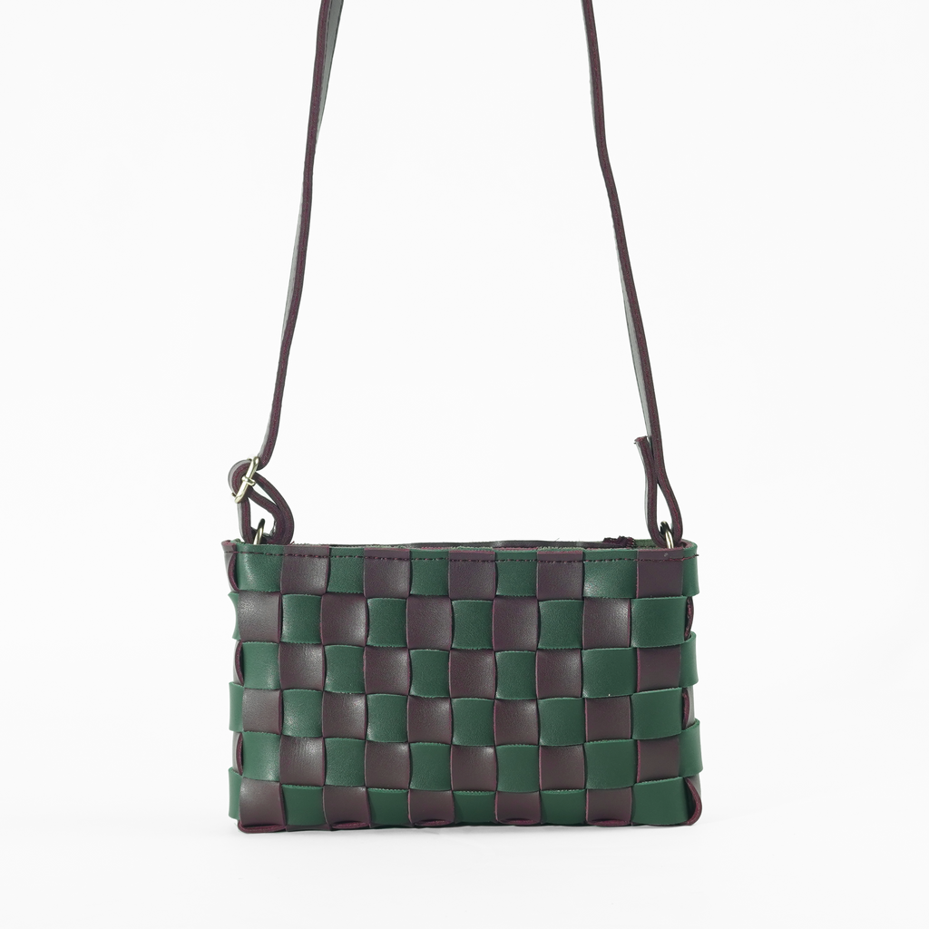 Cot Bag (Maroon & Green)