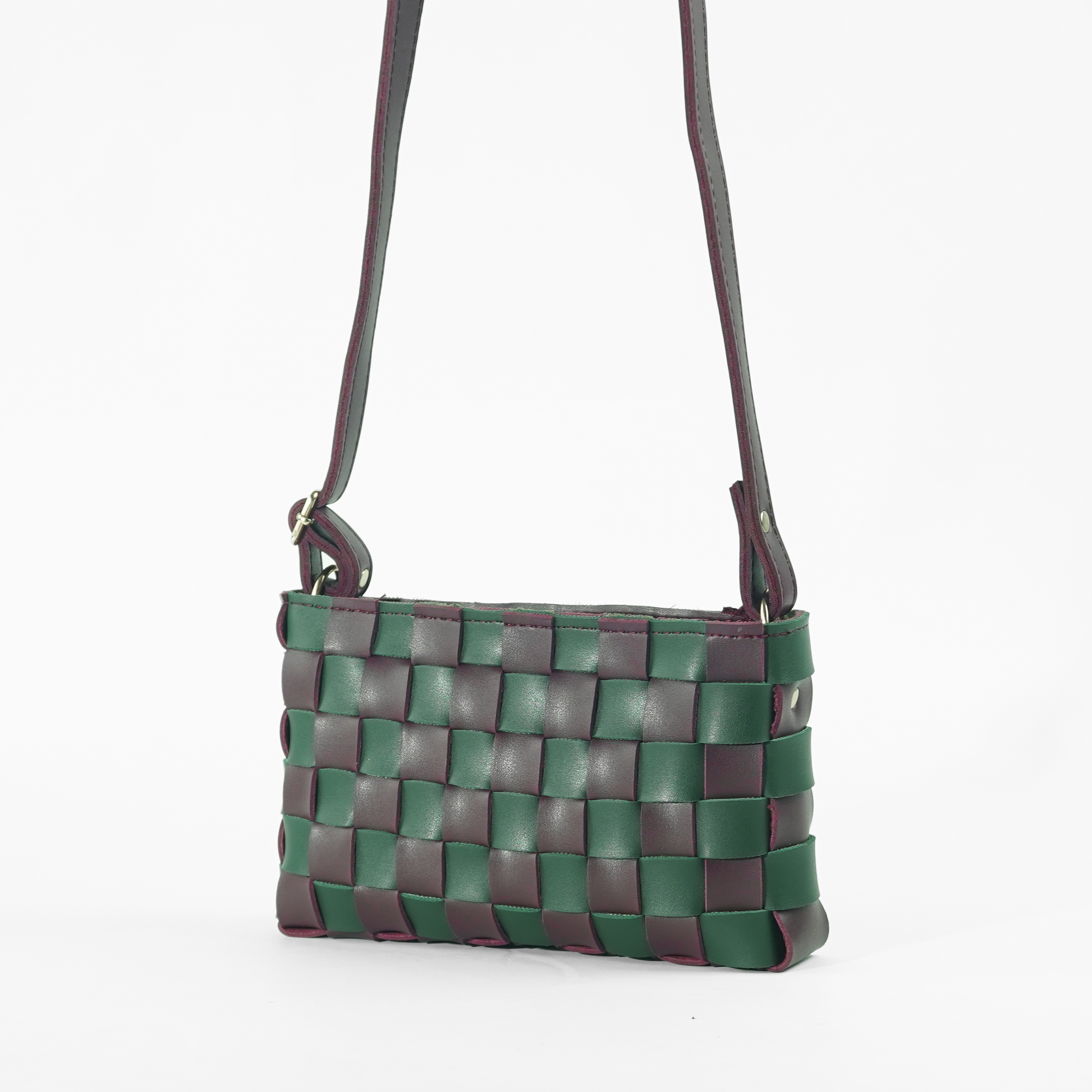 Cot Bag (Maroon & Green)