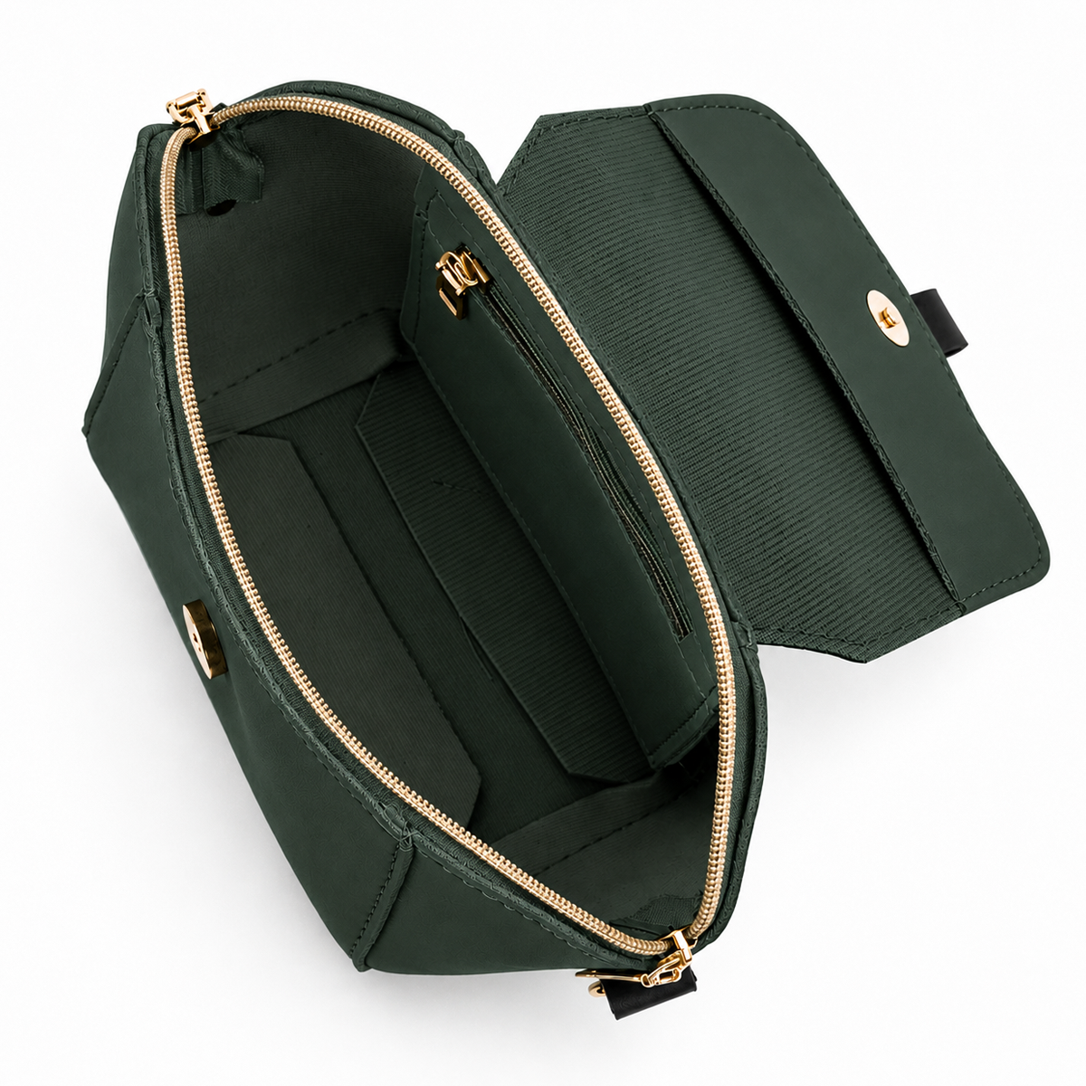 Mini Flap Crossbody Bag Green