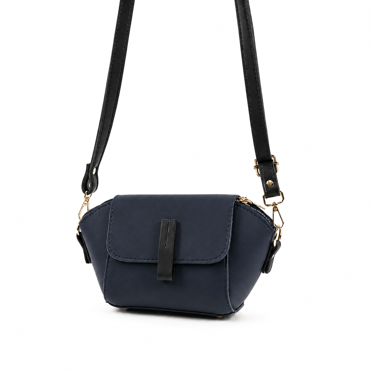 Mini Flap Crossbody Bag Deep Blue