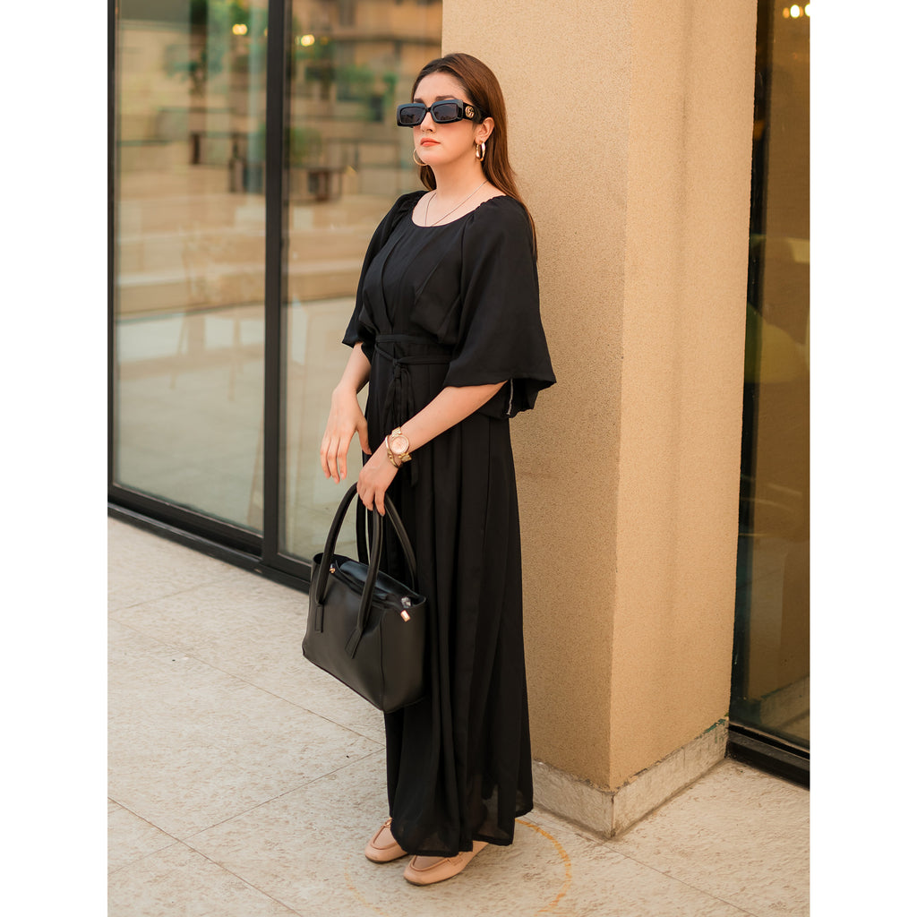 Curve maxi dress (black)