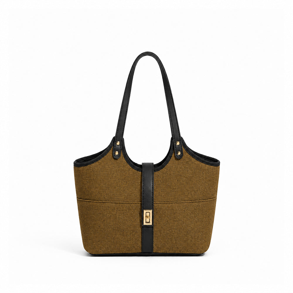 Mira Canvas Bag brown & black
