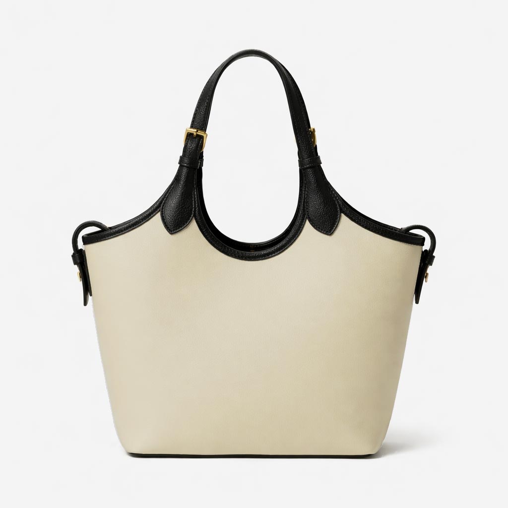 Bucket Tote Bag Beige