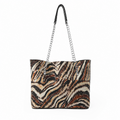 Verona Tote Bag Tiger Canvas