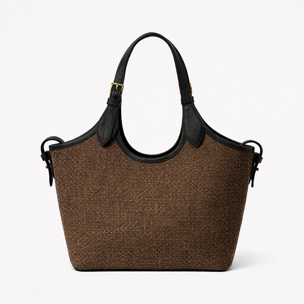 Bucket Canvas brown & black