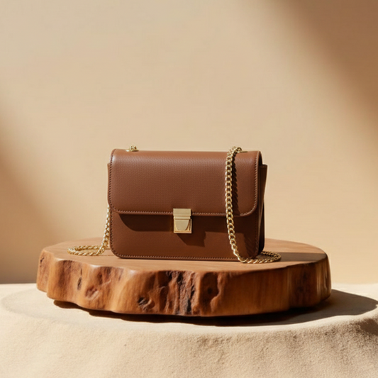 Aurelia Chain Bag Brown