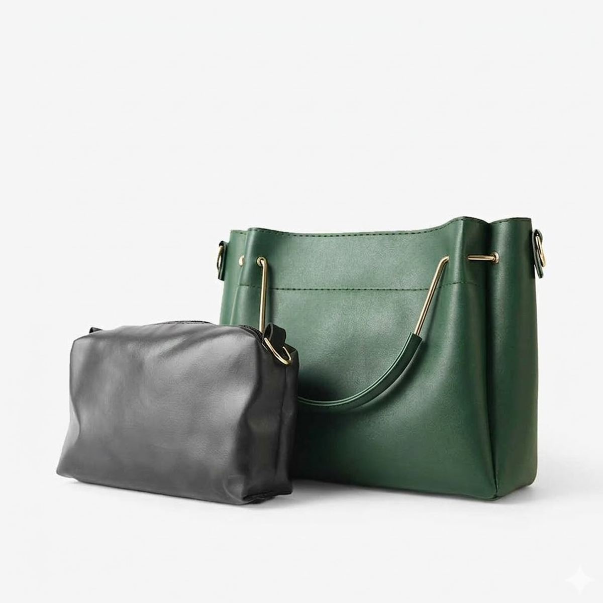 Mini Emerald set of 2 Bag Green