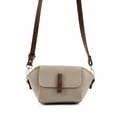 Mini Flap Crossbody Bag Beige