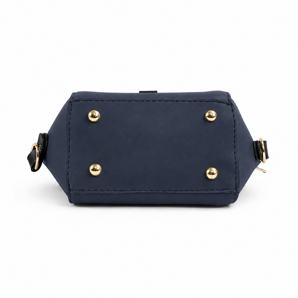 Mini Flap Crossbody Bag Deep Blue