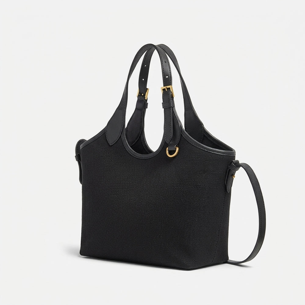 Bucket Tote Bag Black