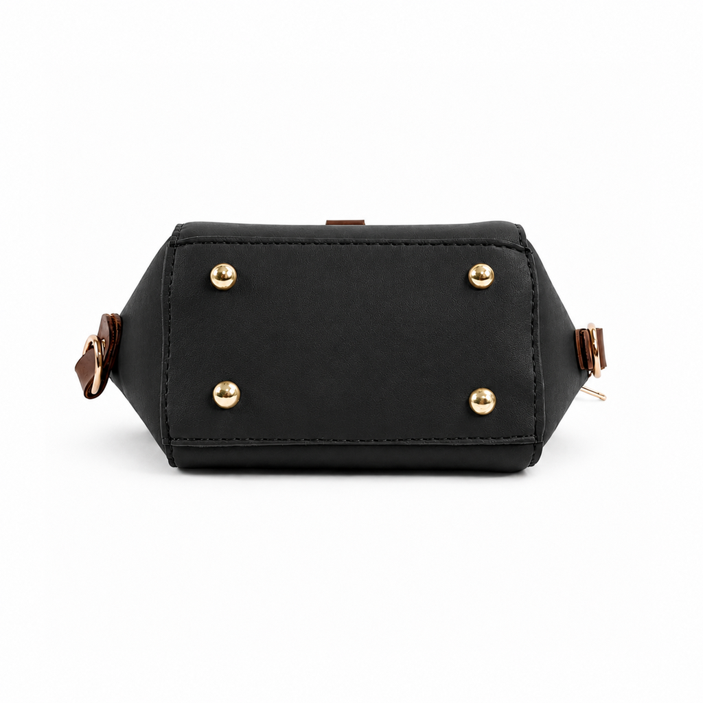 Mini Flap Crossbody Bag Black