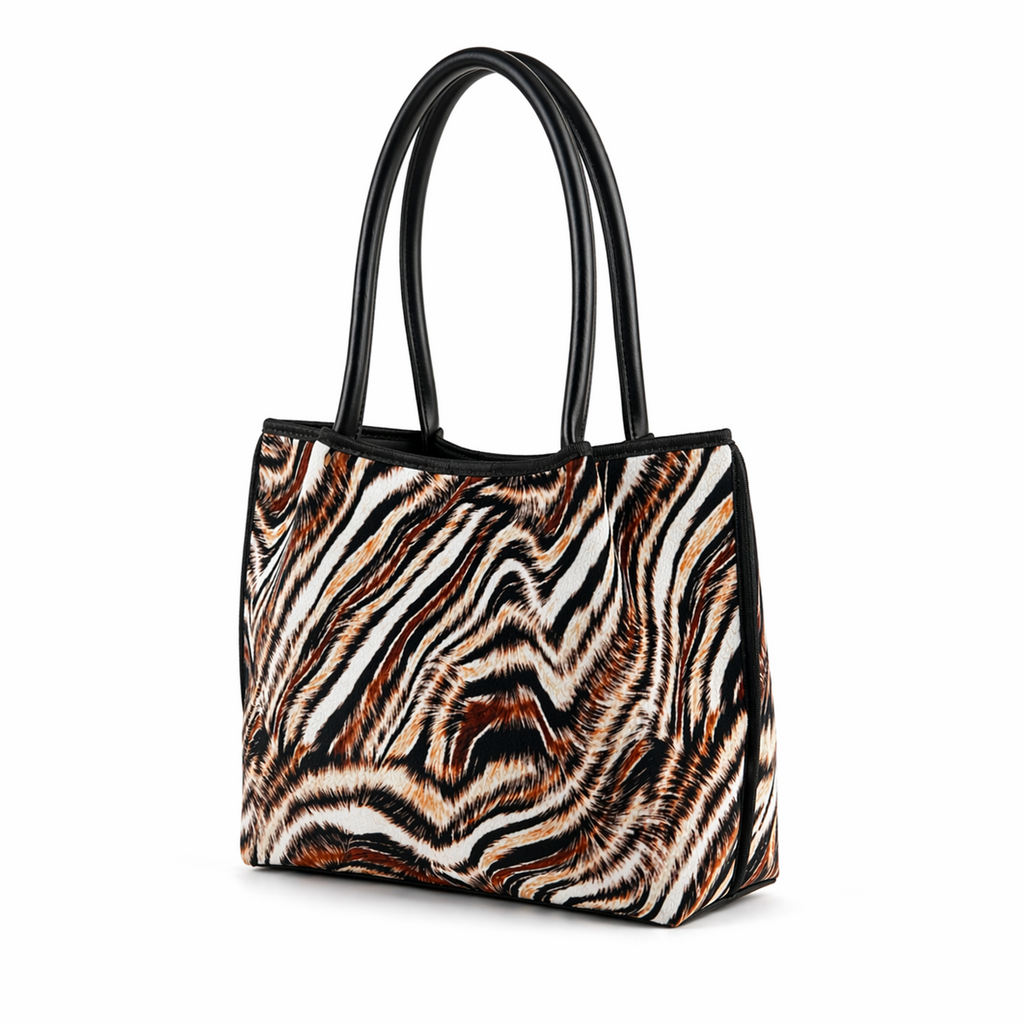 Daily Tote Tiger Canvas Bag