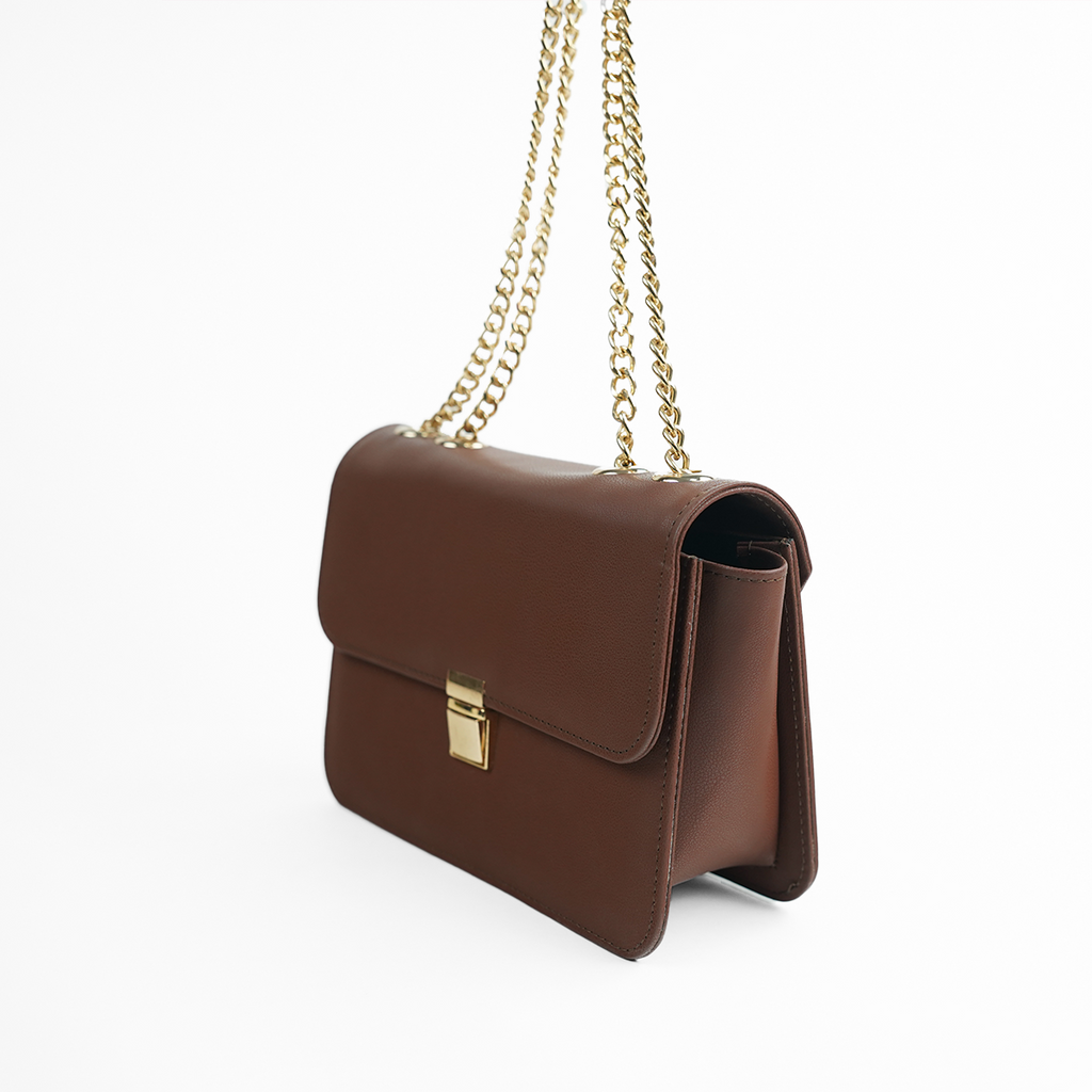 Aurelia Chain Bag Brown