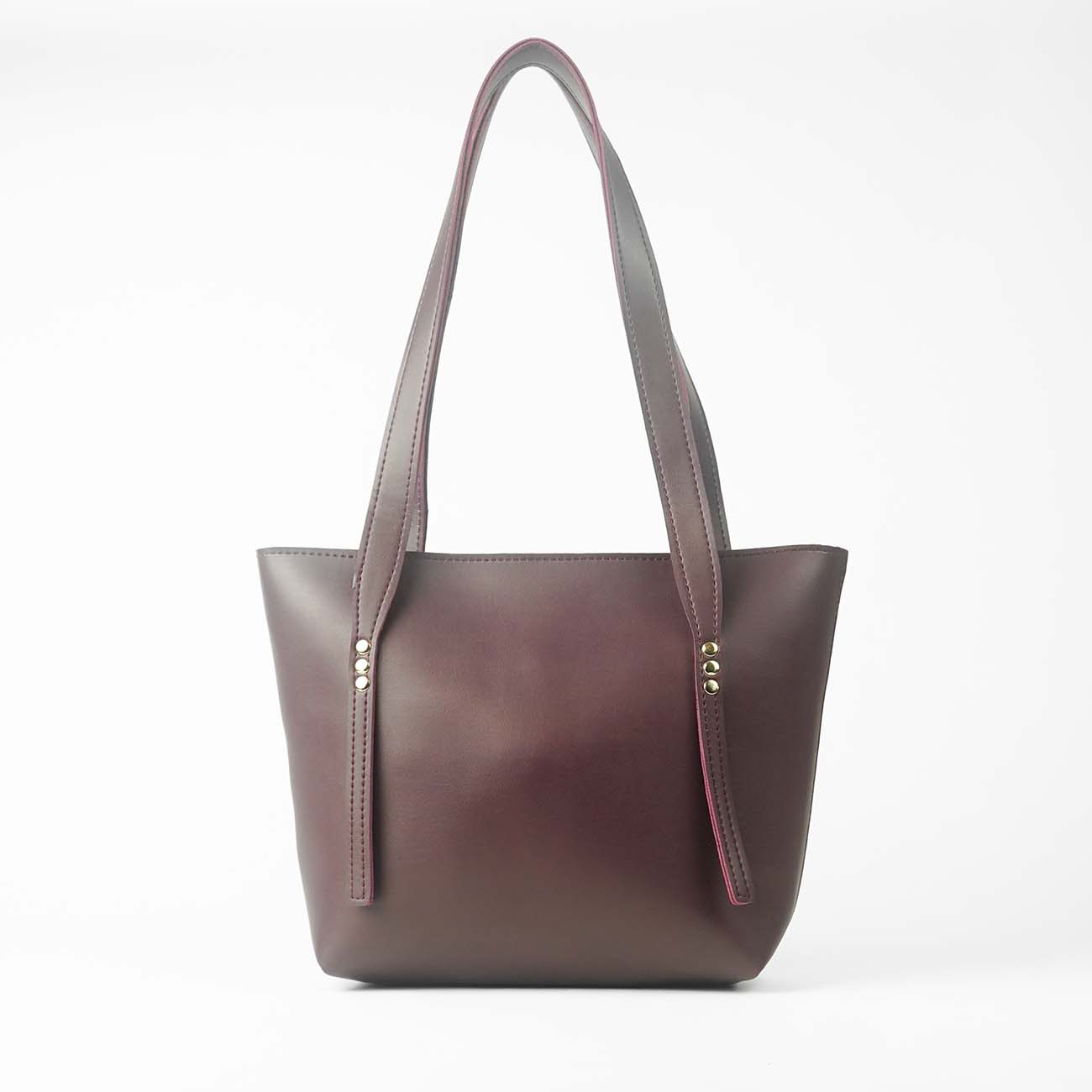 Falcon tote Bag maroon