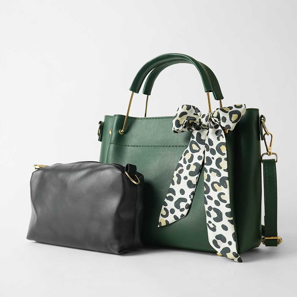 Mini Emerald set of 2 Bag Green