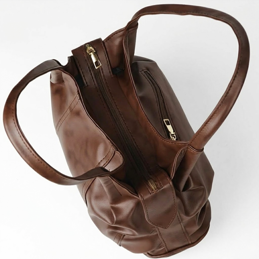 Scrunchie Bag Brown