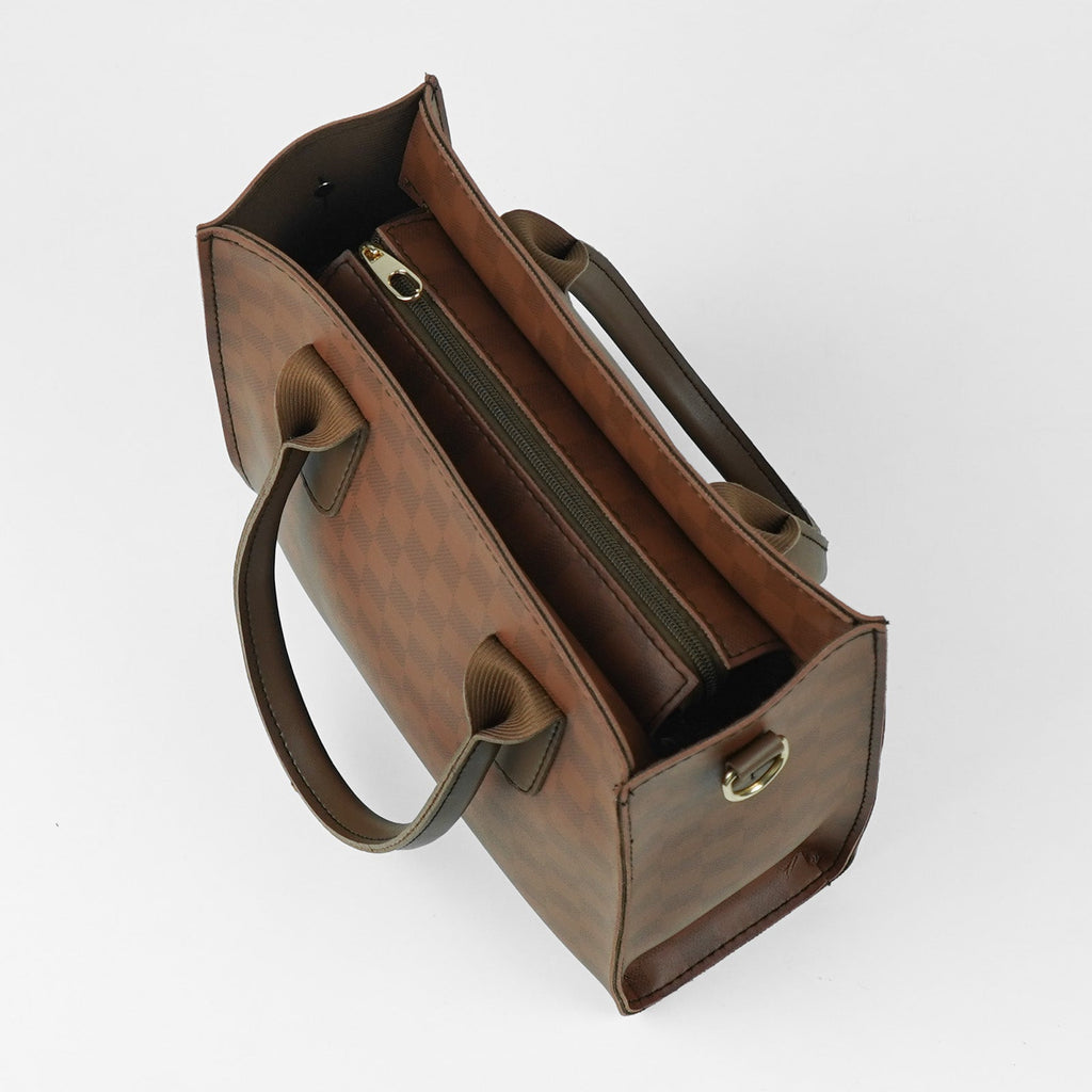 catchy bag brown (checkered)
