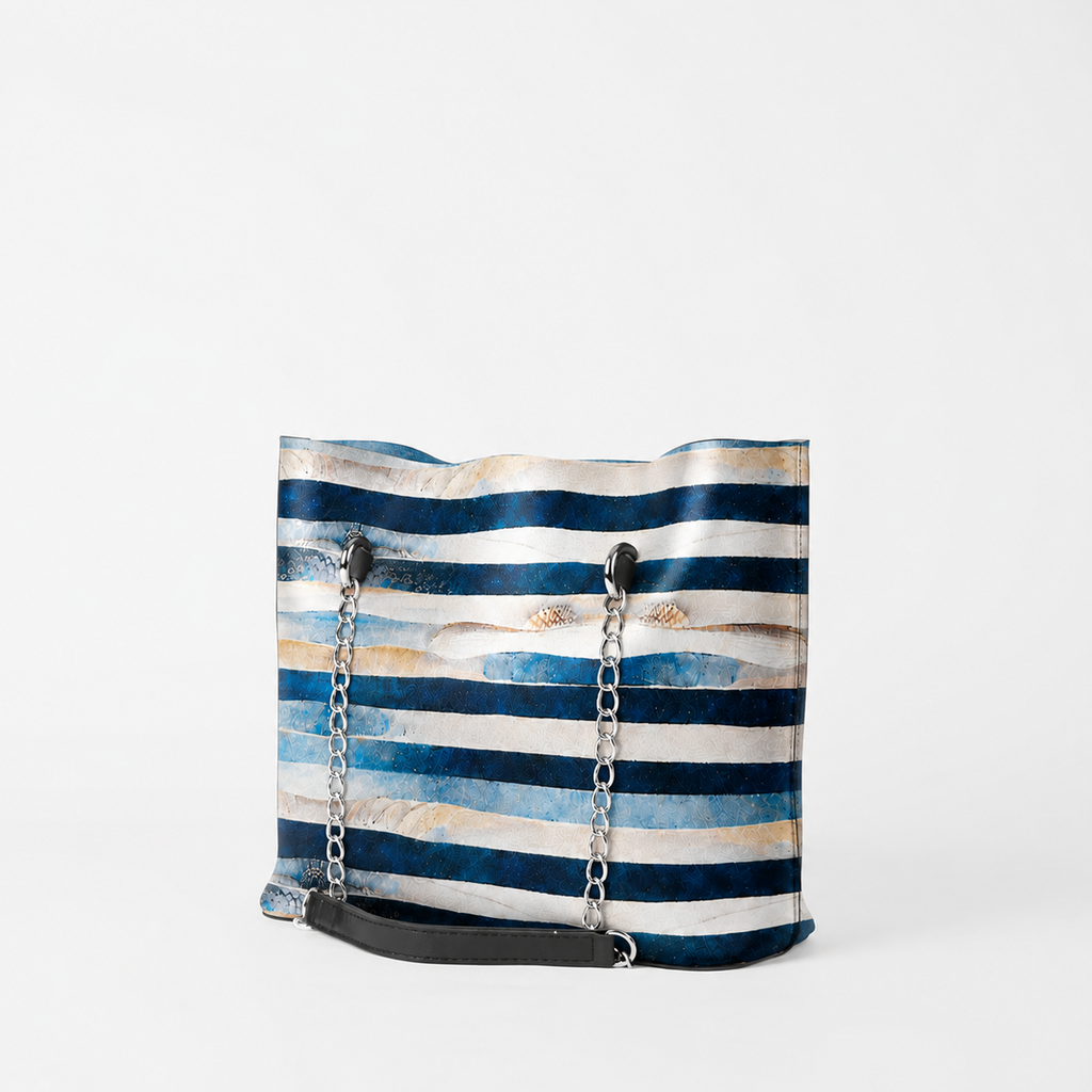 Verona Tote Bag Ocean Canvas