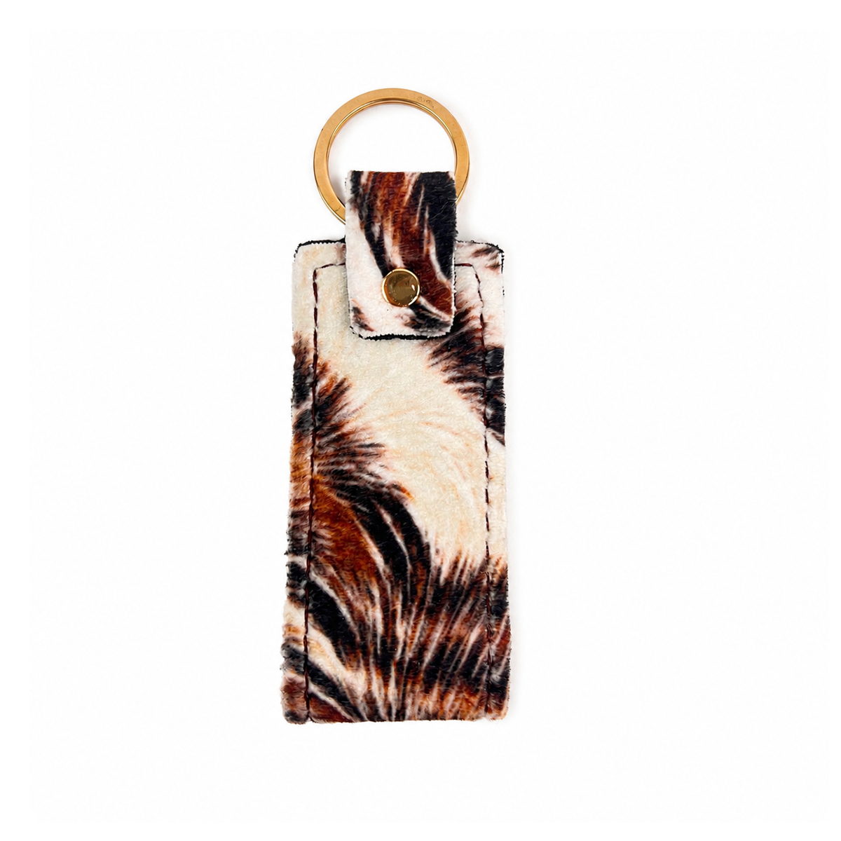 Tiger Canvas Keychains