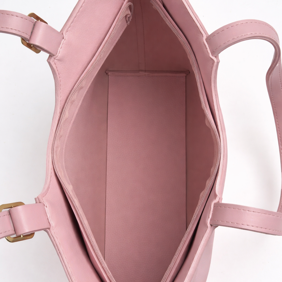 Caramel Curve Tote Bag Peach