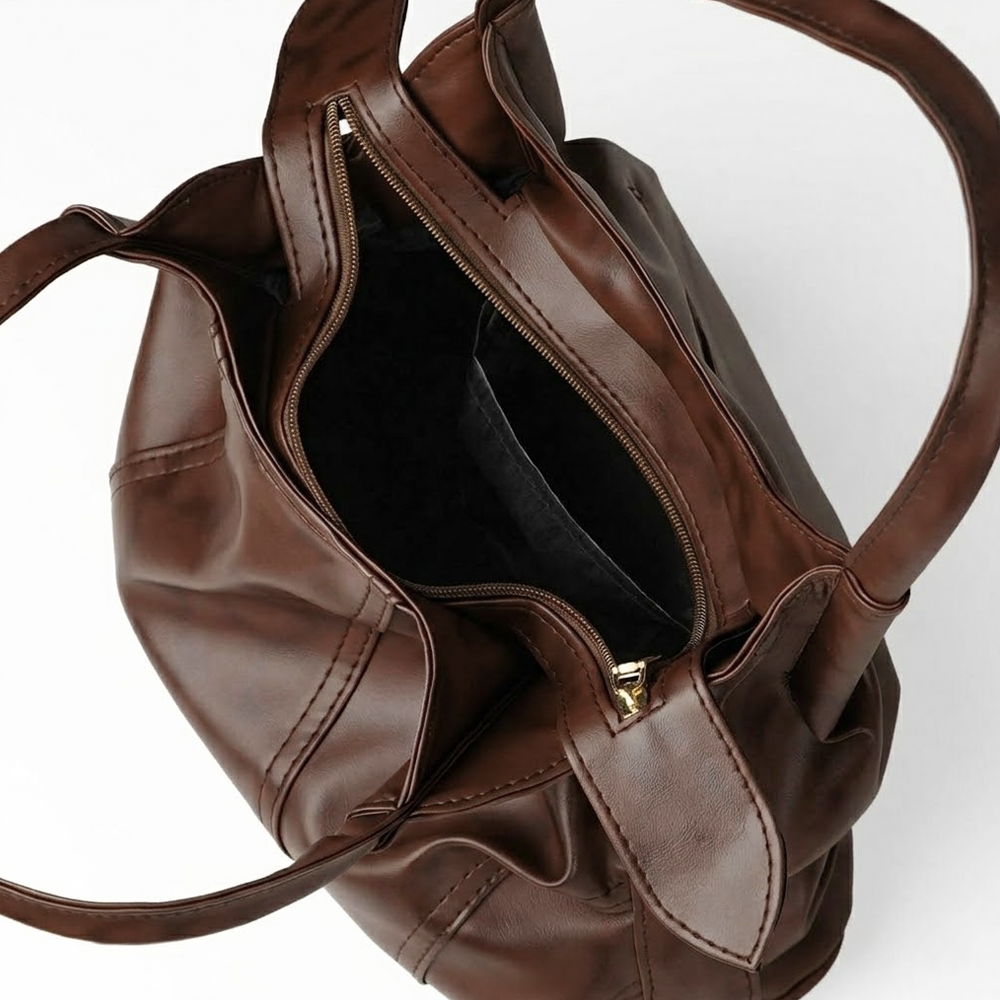 Scrunchie Bag Brown