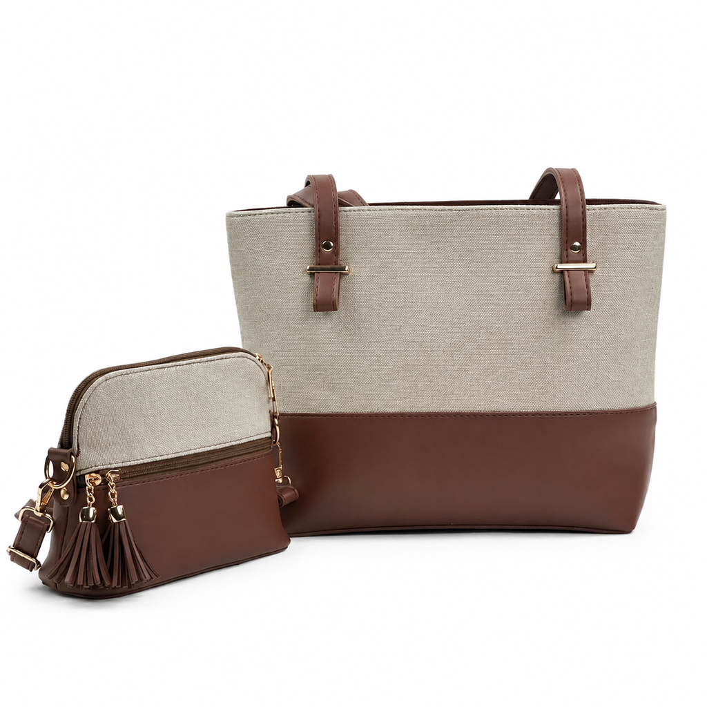 Canvas Classic Combo Tote set of 2