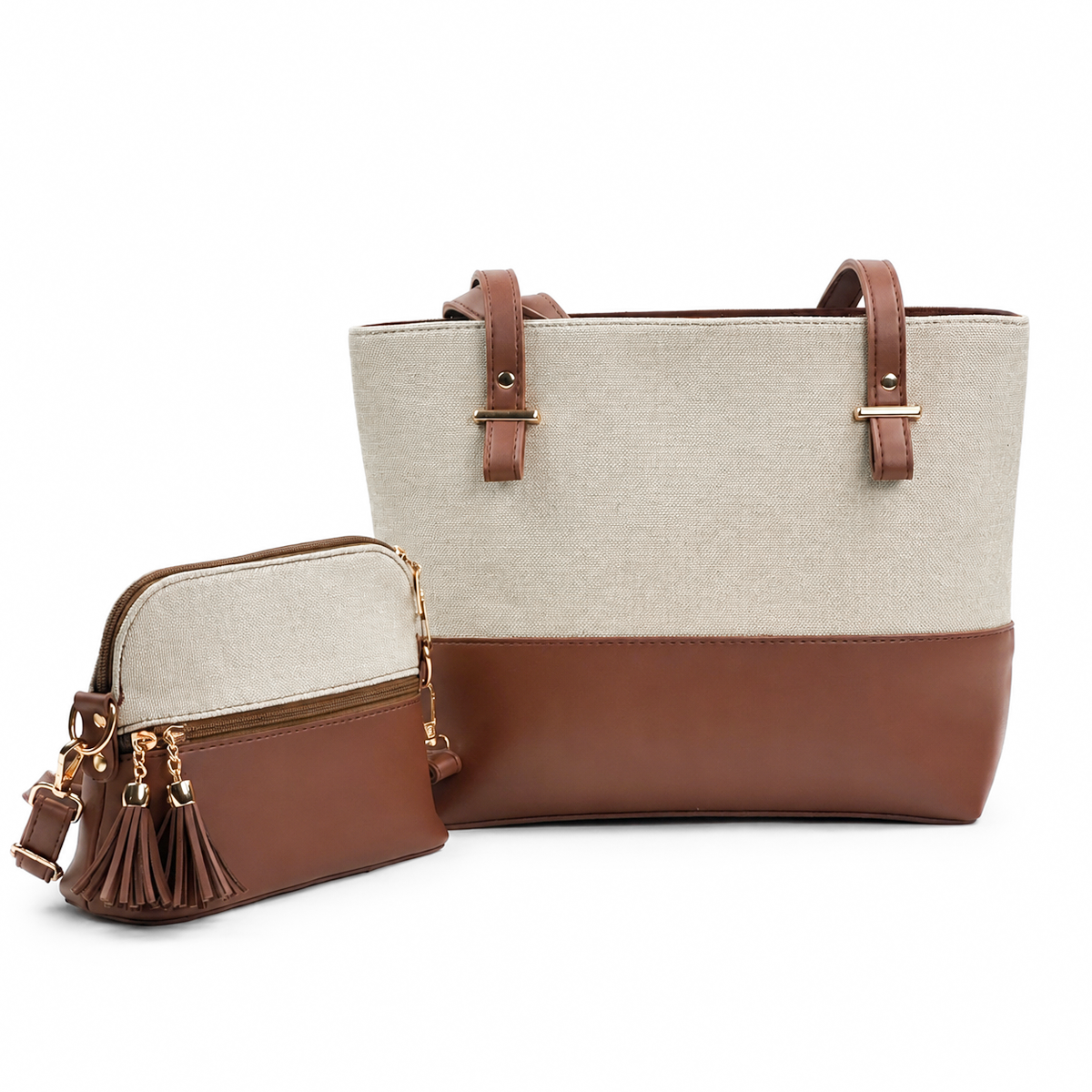 Canvas Classic Combo Tote set of 2