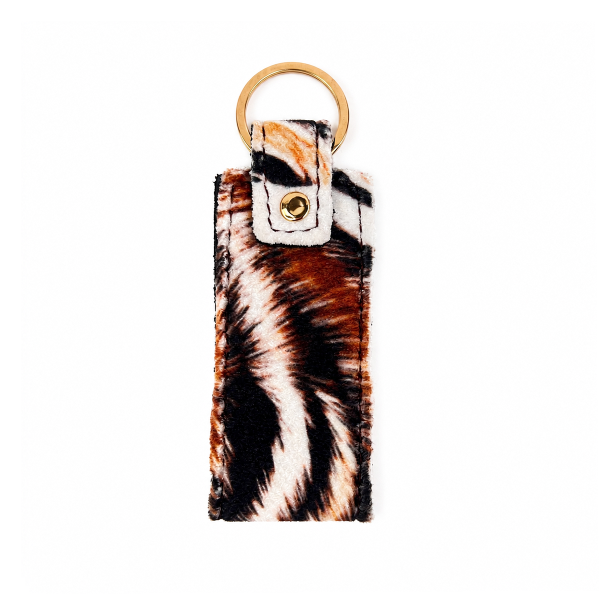Tiger Canvas Keychains