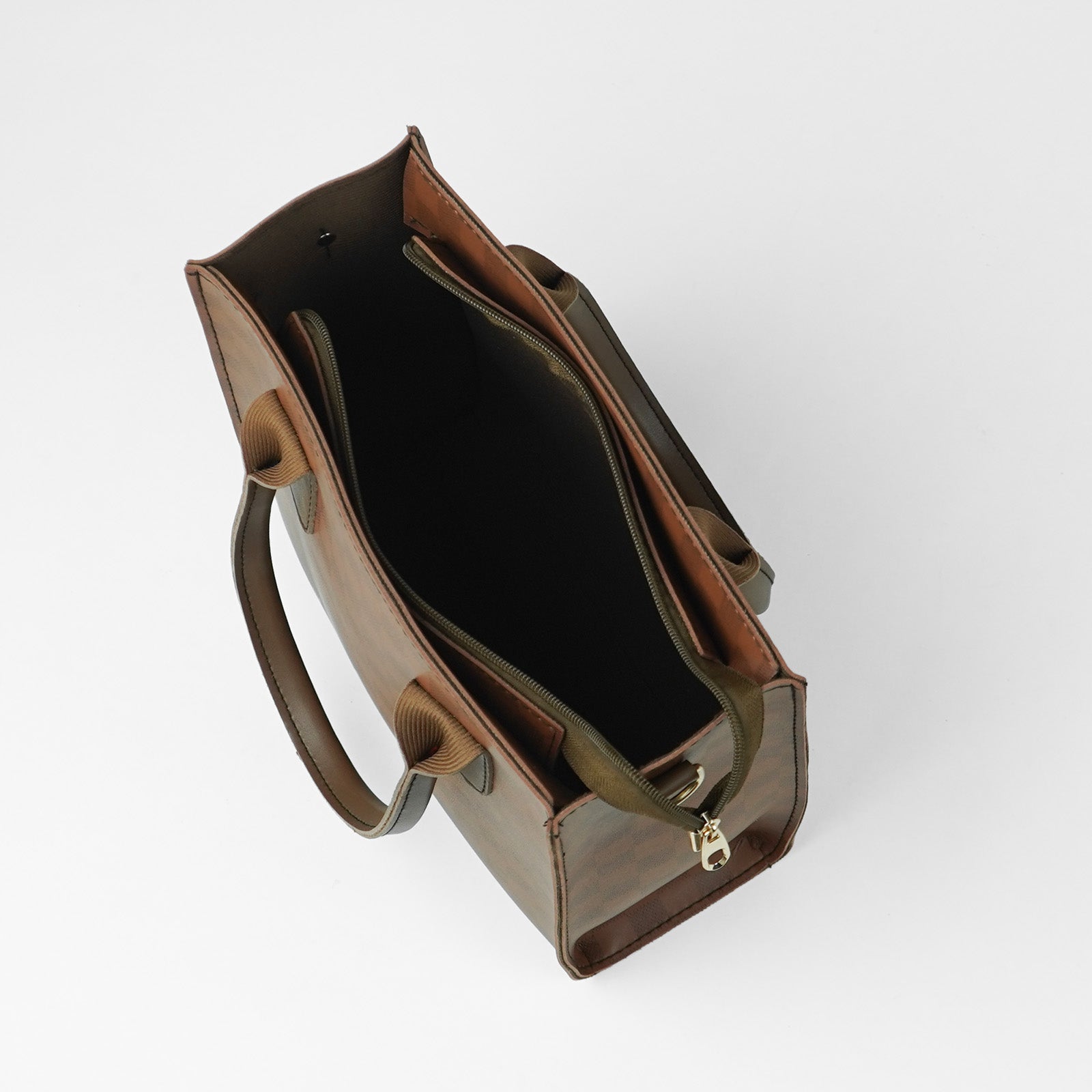 catchy bag brown (checkered)