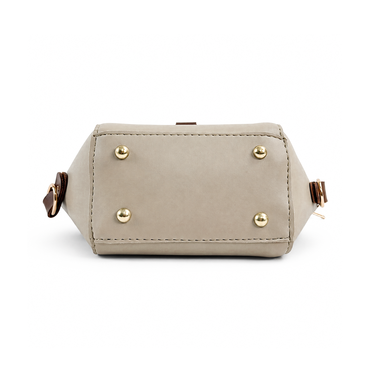 Mini Flap Crossbody Bag Beige